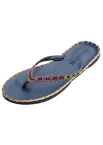 YOGISTAR.COM, Damen Sandalen, Sand / Navy / Pink