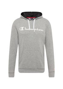 Champion Authentic Athletic Apparel, Herren Sweatshirt, Hellgrau / Wei&szlig;