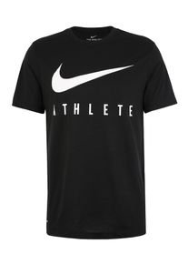 Nike, Herren Shirt 'M NK DRY TEE DB ATHLETE', Schwarz / Weiß