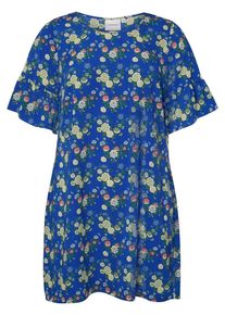 JUNAROSE, Damen Bluprint Kleid, Blau