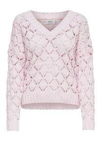 Only, Damen Strickpullover, Hellpink