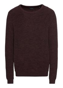 Funky Buddha, Herren Pullover 'KNITWEAR', Burgunder