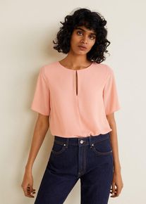 Mango, Damen Bluse 'Amaya', Lachs