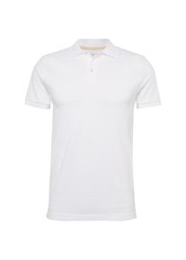 GAP, Herren Poloshirt 'V-BASIC PIQUE', Wei&szlig;