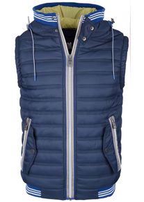 Dry Laundry Japan Dry Laundry, Herren Weste, Blau