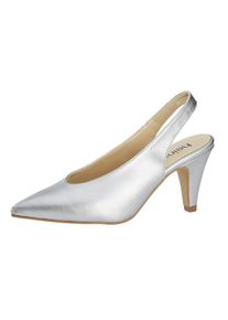 Heine, Damen Slingpumps, Silber