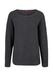 s.Oliver RED LABEL, Damen Pullover, Schwarzmeliert