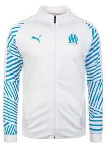 Puma, Herren Olympique Marseille Stadium Jacke , Türkis / Weiß