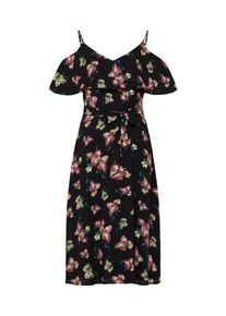 comma, Damen Kleid, Mischfarben / Schwarz