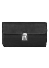 The Bridge, Herren Story Uomo Umhängetasche Leder 25,5 cm, Schwarz
