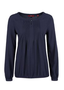 s.Oliver RED LABEL, Damen Bluse, Dunkelblau