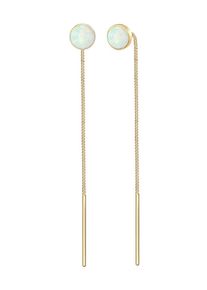 Elli, Damen Ohrringe 'Opal', Gold