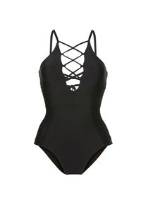 O`Neill O'NEILL, Damen Badeanzug 'PW LINE SMOOTH SWIMSUIT', Schwarz