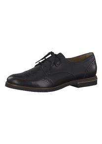 Tamaris, Damen Schn&uuml;rschuh, Schwarz