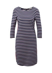 Tom Tailor Denim, Damen Kleid, Dunkelblau / Rot / Weiß