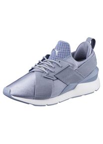 Puma, Damen Turnschuh 'Muse Satin EP Wn's', Taubenblau