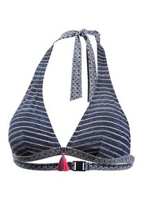 Esprit, Damen Donna Beach Bikini Oberteil , Navy / Weiß