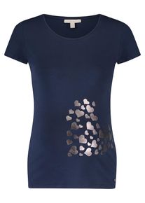 Esprit Maternity, Damen T-shirt, Nachtblau / Silber