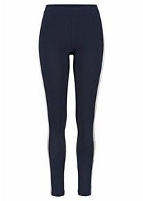Bench, Damen Leggings, Nachtblau / Hellrot / Weiß