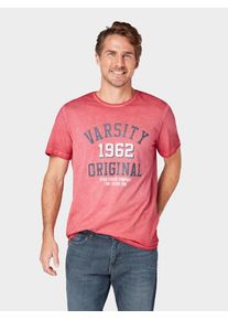 Tom Tailor, Herren T-Shirt, Rot