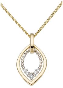 Firetti, Damen Kettenanhänger, Gold / Silber