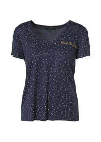 Véro Moda VERO MODA, Damen T-Shirt, Blau / Goldgelb / Weiß