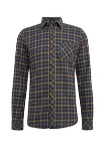 Tom Tailor, Herren Hemd, Marine / Grau / Oliv