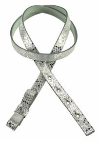 Guido Maria Kretschmer, Damen Ledergürtel, Mint / Silber