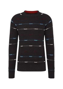 Jack & Jones JACK & JONES, Herren Pullover 'JORDASH KNIT CREW NECK', Dunkelgrau / Mischfarben