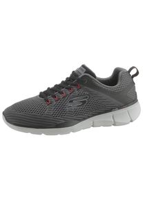 Skechers, Herren Sneaker 'Equalizer 3.0', Grau / Dunkelgrau / Feuerrot