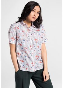 Eterna, Damen Bluse, Mischfarben / Wei&szlig;