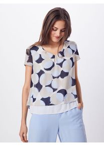 s.Oliver BLACK LABEL, Damen Bluse, Hellblau / Weiß