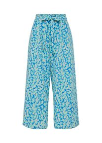 Rich & Royal Rich & Royal, Damen Hose 'Leo Print', Türkis