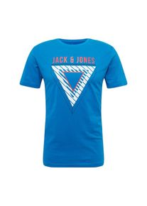 Jack & Jones JACK & JONES, Herren Shirt 'COBOOSTER TEE', Blau / Rot / Wei&szlig;