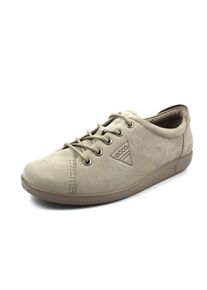 Ecco, Damen Schn&uuml;rschuhe, Hellgrau