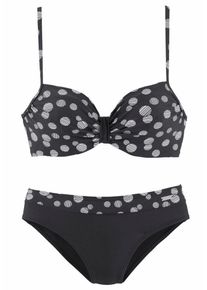 Lascana, Damen Bügel-Bikini, Marine / Weiß