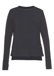 Superdry, Damen Longsleeve 'Active Studio Luxe', Schwarz