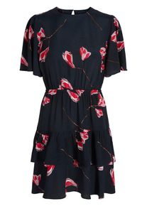 Y.A.S, Damen Kleid, Nachtblau / Rot