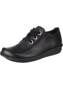 Clarks, Damen Schn&uuml;rschuhe 'FunnyDream', Schwarz