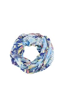s.Oliver RED LABEL, Damen Loop, Hellblau / Gelb / Mischfarben
