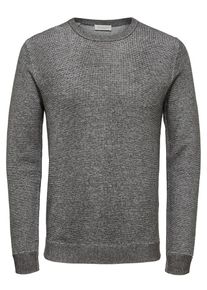 Selected Homme, Herren Pullover 'SLHNEWJEFF CREW NECK W', Anthrazit