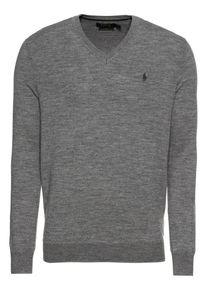 Polo Ralph Lauren, Herren Pullover 'LS SF VN PP-LONG SLEEVE-SWEATER', Grau