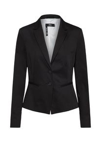 s.Oliver BLACK LABEL, Damen Blazer in Zwei-Knopf-Silhouette, Schwarz