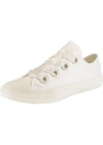 Converse, M&auml;dchen Sneaker 'Chuck Taylor All Star Big Eyelet Satin Ox', Wei&szlig;