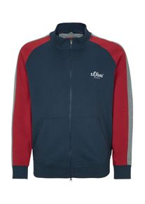 s.Oliver RED LABEL, Herren Jacke, Marine / Rauchgrau / Feuerrot