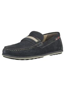 Geox, Herren Mokassin, Kitt / Ultramarinblau