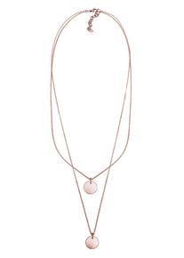 Elli, Damen Halskette 'Kreis, Layer', Rosegold