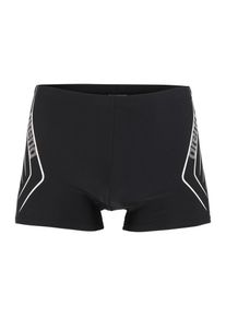 arena, Herren Badehose 'Reflected', Schwarz / Weiß