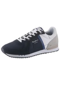 Pepe Jeans, Herren Sneaker 'Tinker', Navy / Greige / Wei&szlig;
