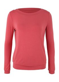 Curare Yogawear, Damen Langarmshirt, Koralle